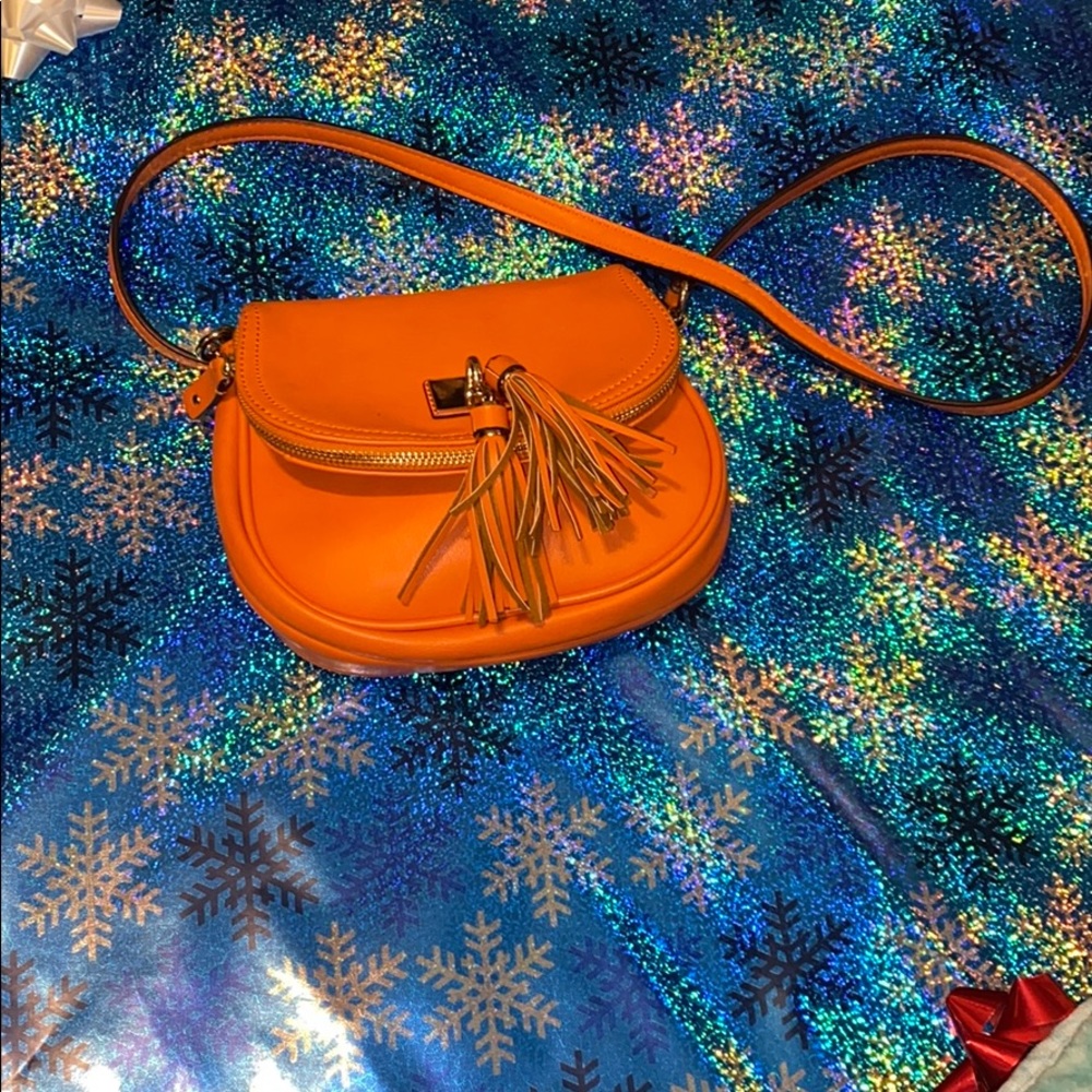 Small Orange Crossbody